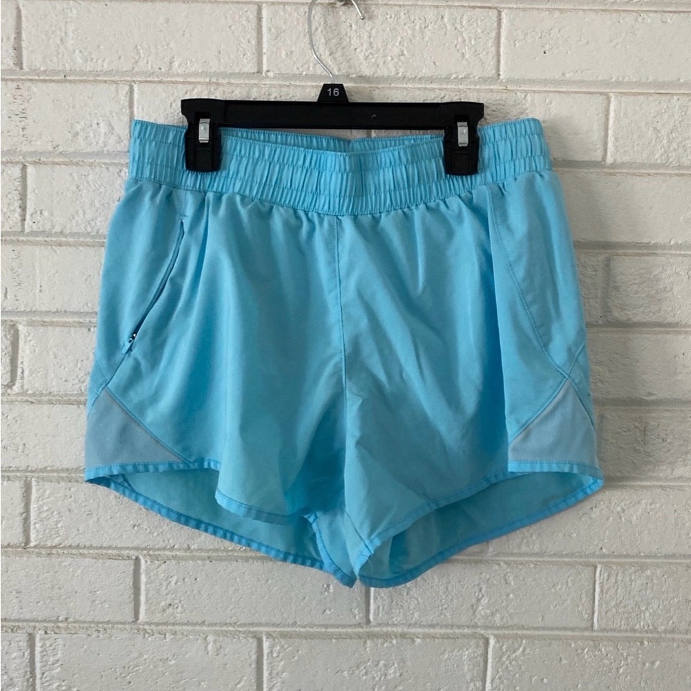 Target Women's Athletic Shorts in Sky Blue